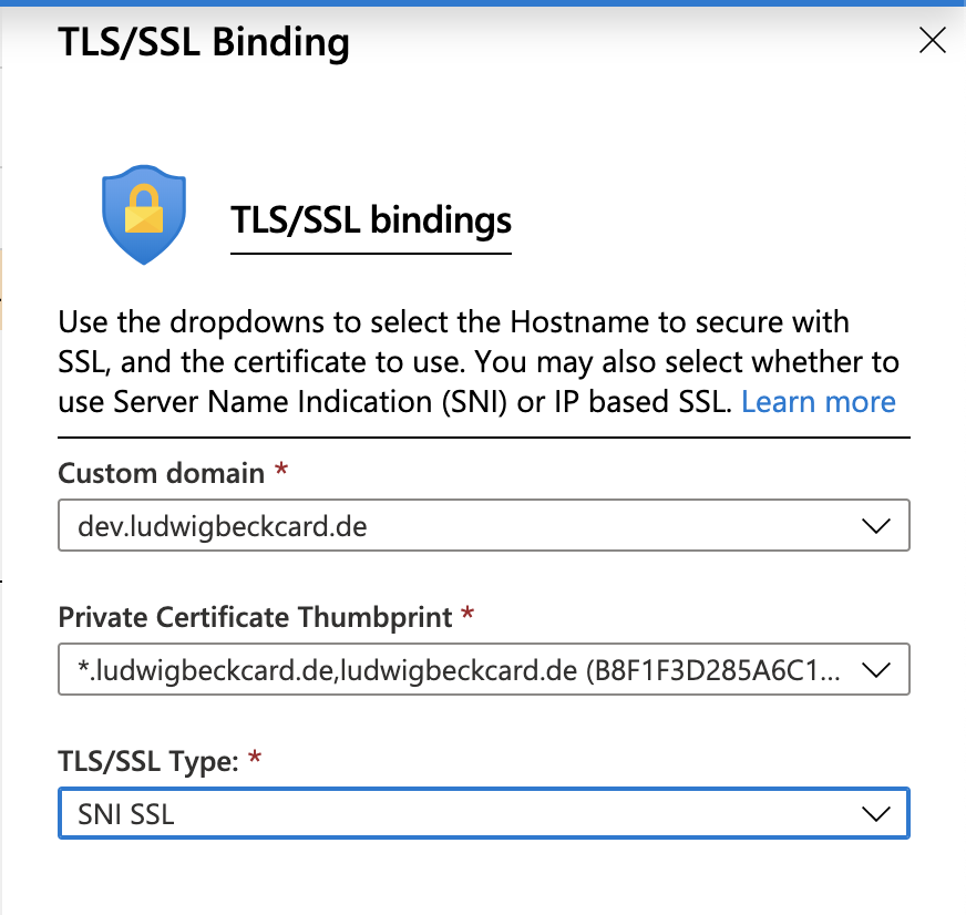 TLS/SSL  biindings